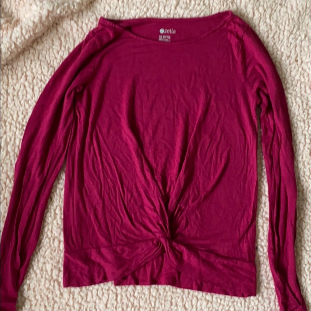 Girls “Zella” Knotted top